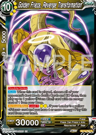 Golden Frieza, Revenge Transformation