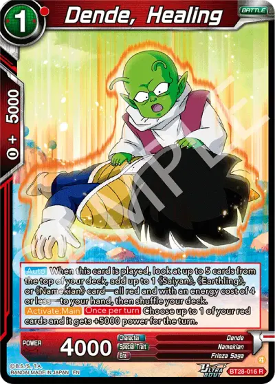 Dende, Healing
