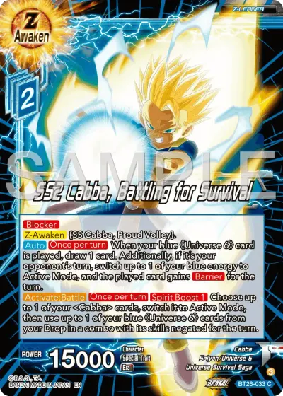 SS2 Cabba, Battling for Survival