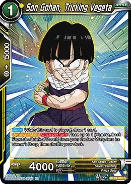 Son Gohan, Tricking Vegeta