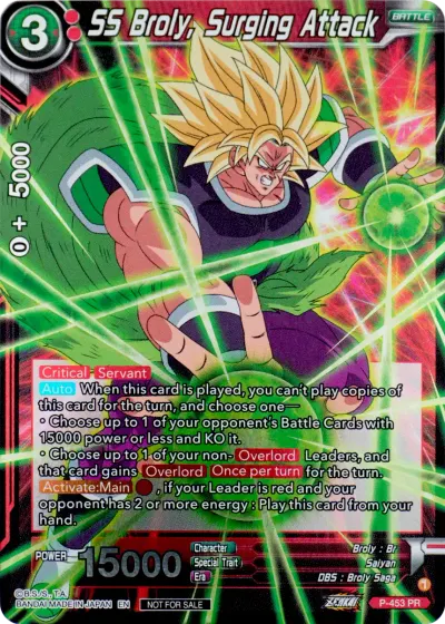 SS Broly, Surging Attack