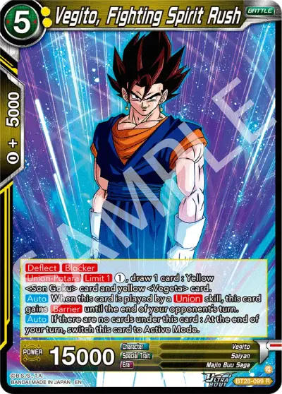 Vegito, Fighting Spirit Rush