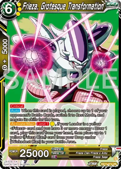 Frieza, Grotesque Transformation