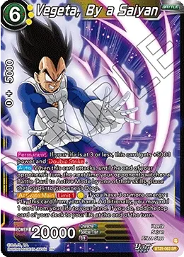 Vegeta, By a Saiyan
