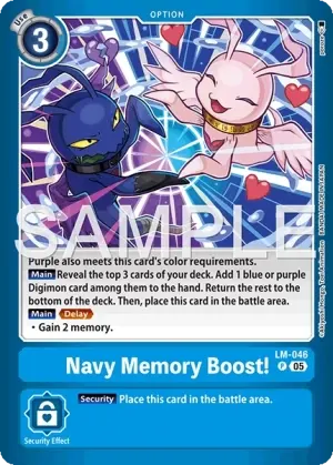 Navy Memory Boost!
