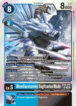 WereGarurumon: Sagittarius Mode