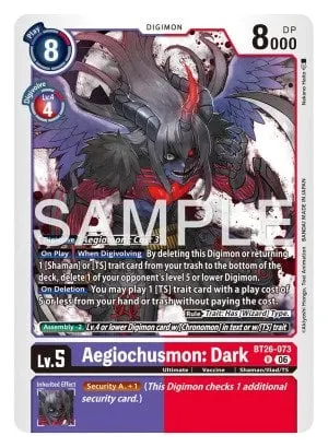 Aegiochusmon: Dark