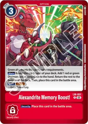 Alexandrite Memory Boost!