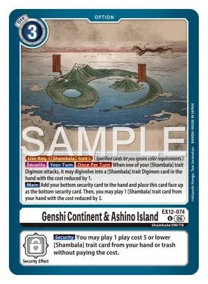 Genshi Continent & Ashino Island