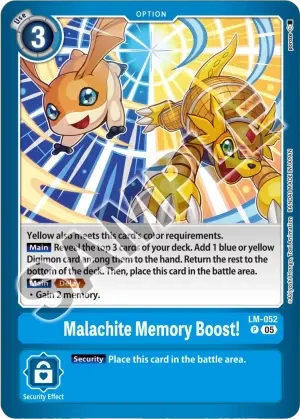 Malachite Memory Boost!