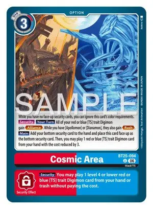 Cosmic Area