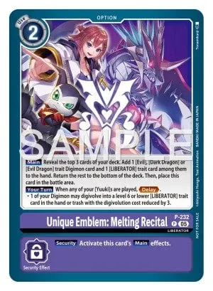 Unique Emblem: Melting Recital