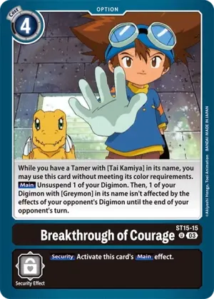 Breakthrough of Courage