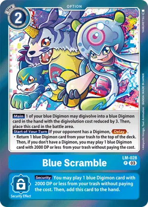 Blue Scramble