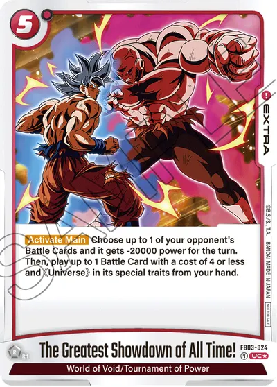 The Greatest Showdown of All Time!