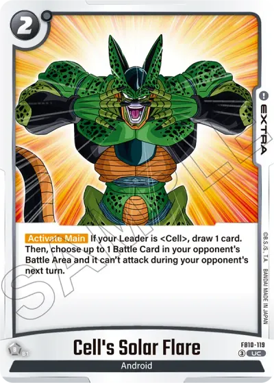Cell's Solar Flare