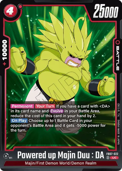 Powered up Majin Duu: DA