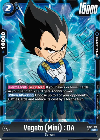Vegeta (Mini): DA