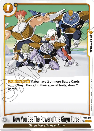 Now You See The Power of the Ginyu Force!