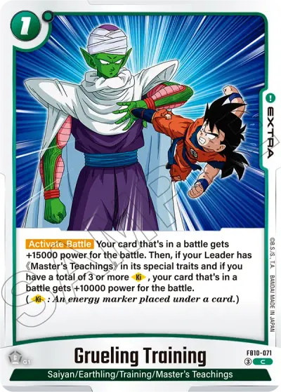 Grueling Training