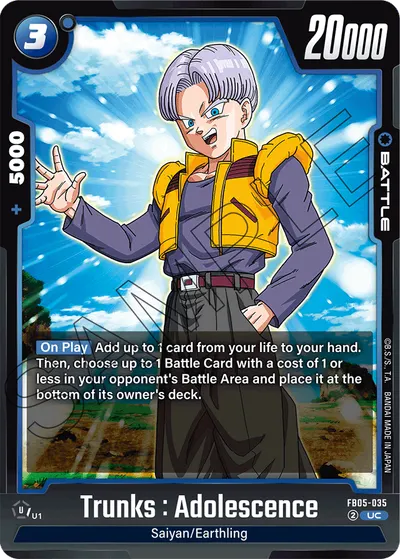 Trunks: Adolescence
