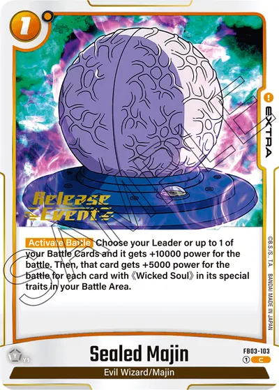 Sealed Majin