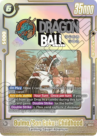 Bulma/Son Goku: Childhood