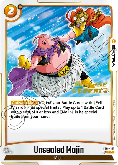 Unsealed Majin