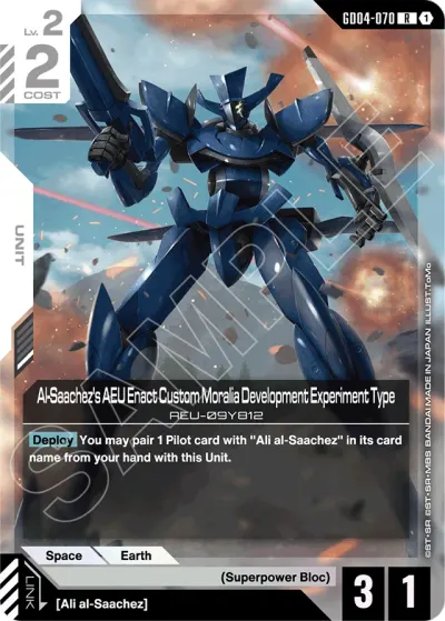 Al-Saachez's AEU Enact Custom Moralia Development Experiment Type