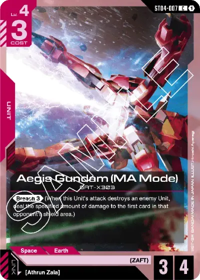 Aegis Gundam (MA Mode)