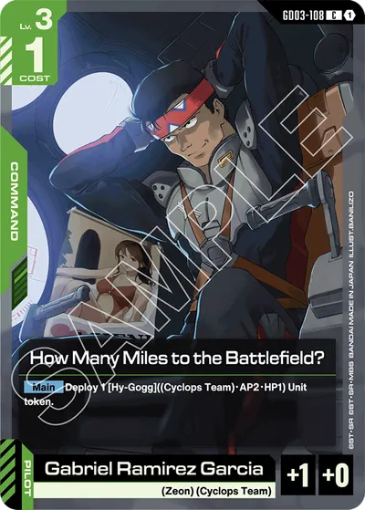 How Many Miles to the Battlefield?