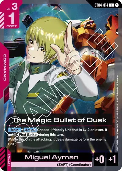 The Magic Bullet of Dusk