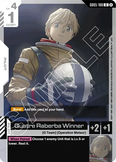 Quatre Raberba Winner