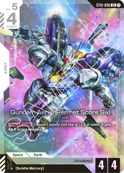 Gundam Aerial (Permet Score Six)