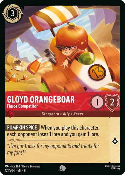 Gloyd Orangeboar - Fierce Competitor