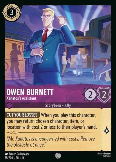 Owen Burnett - Xanatos's Assistant