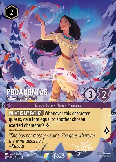 Pocahontas - Following the Wind