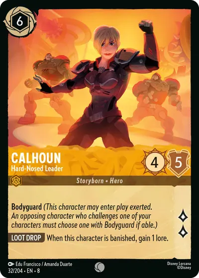 Calhoun - Hard-Nosed Leader
