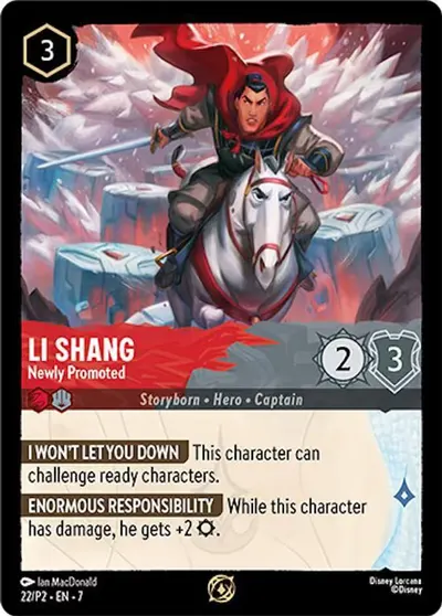 Li Shang - Newly Promoted