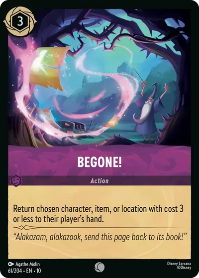 Begone!