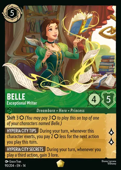Belle - Exceptional Writer