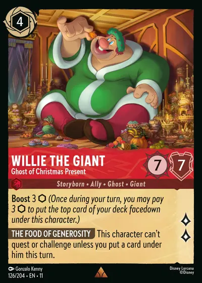 Willie the Giant - Ghost of Christmas Present