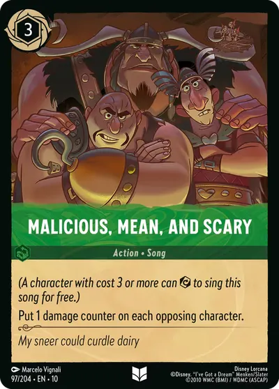 Malicious, Mean, and Scary