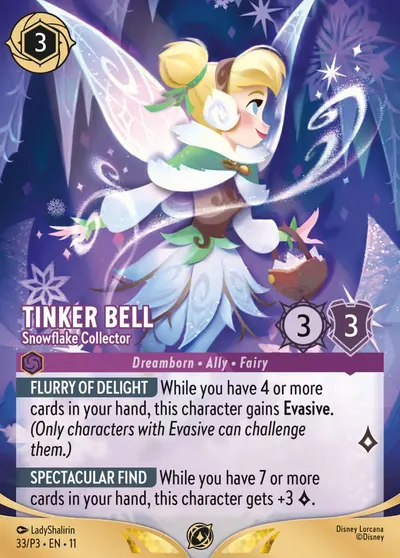 Tinker Bell - Snowflake Collector