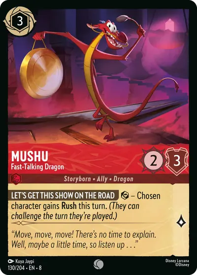 Mushu - Fast-Talking Dragon