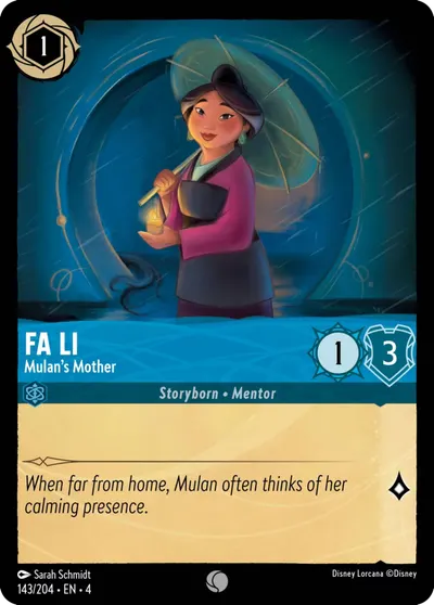 Fa Li - Mulan’s Mother