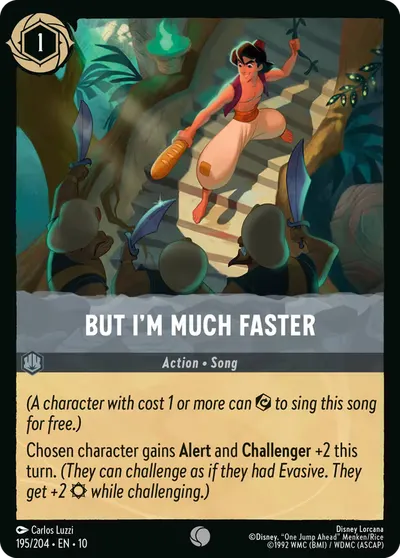 But I'm Much Faster