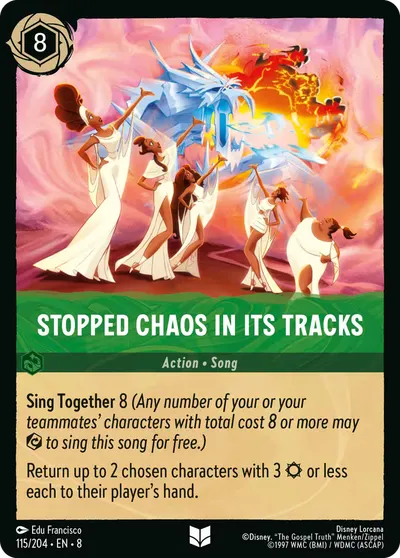 Stopped Chaos in Its Tracks