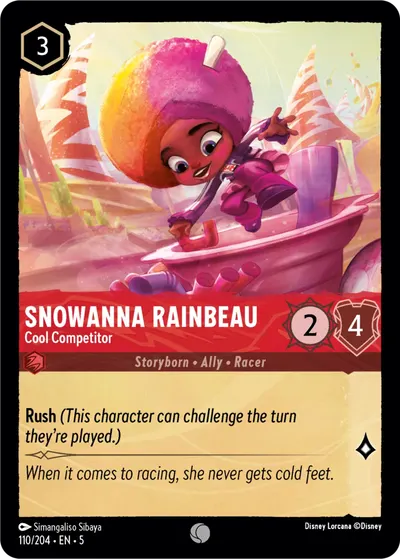 Snowanna Rainbeau - Cool Competitor
