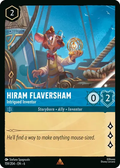 Hiram Flaversham - Intrigued Inventor